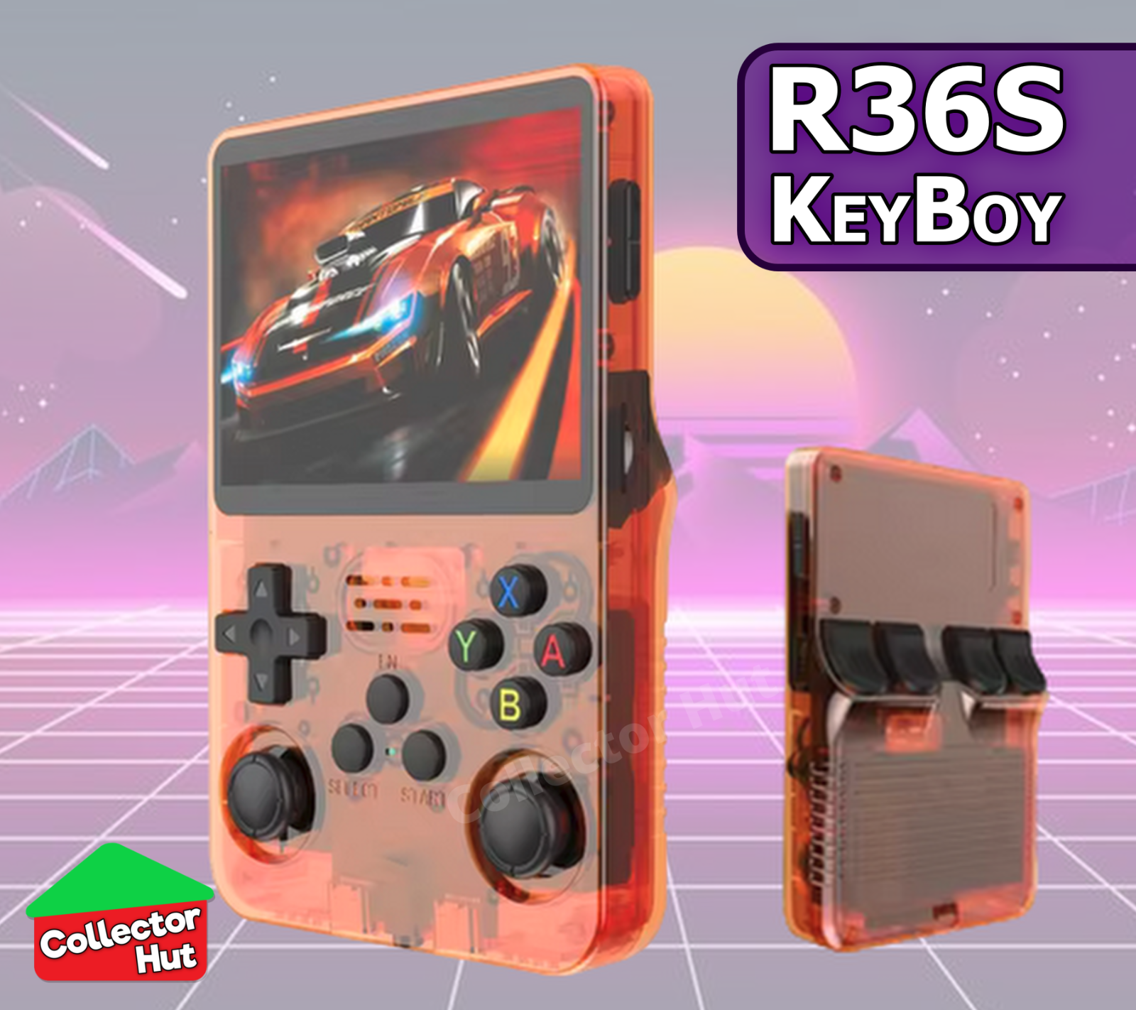 R36S Retro Handheld Games Emulator Console 64GB 128GB GENUINE *LATEST ARKOS OS*