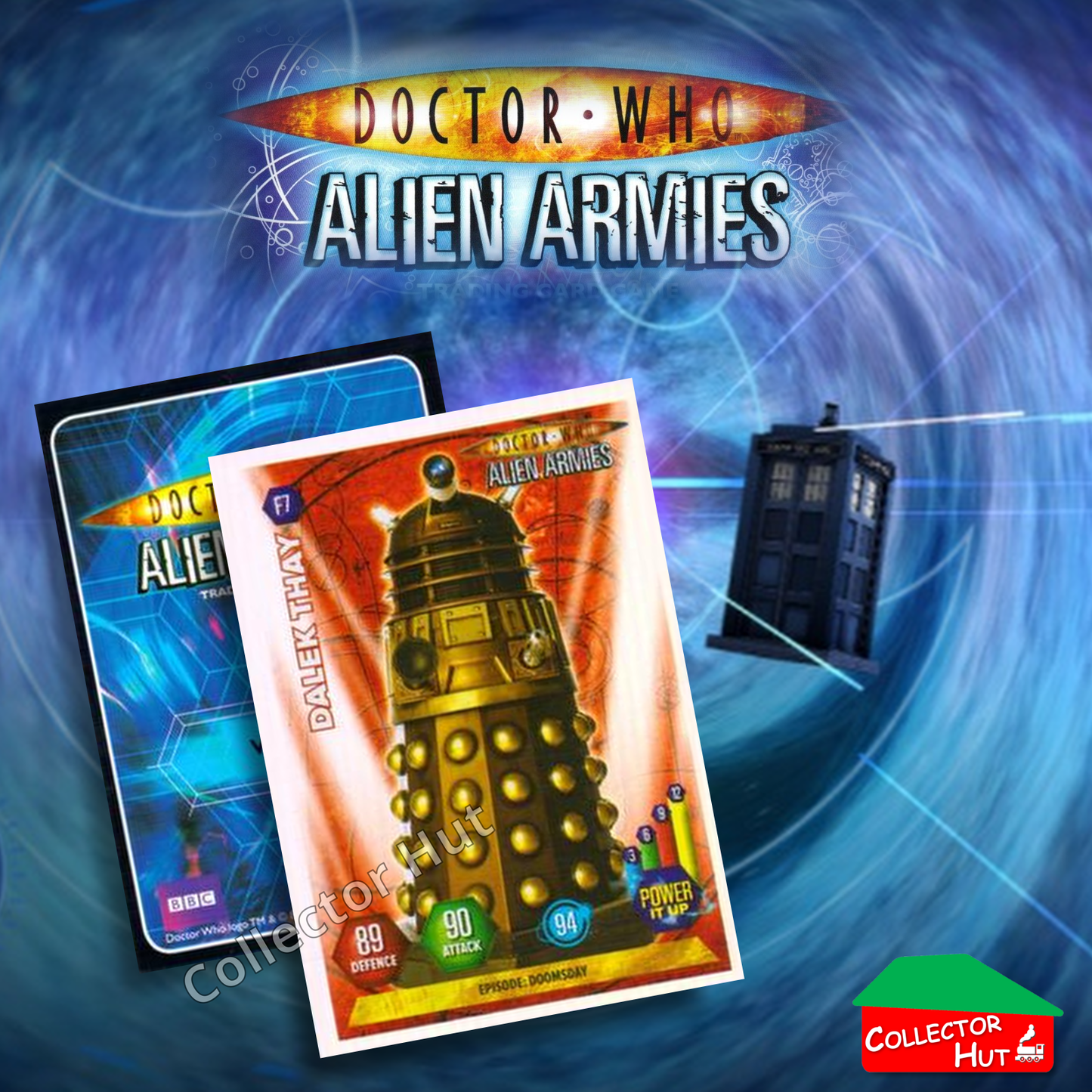 DOCTOR WHO Alien Armies Trading Cards Glitter Super Emboss Foil Cards
