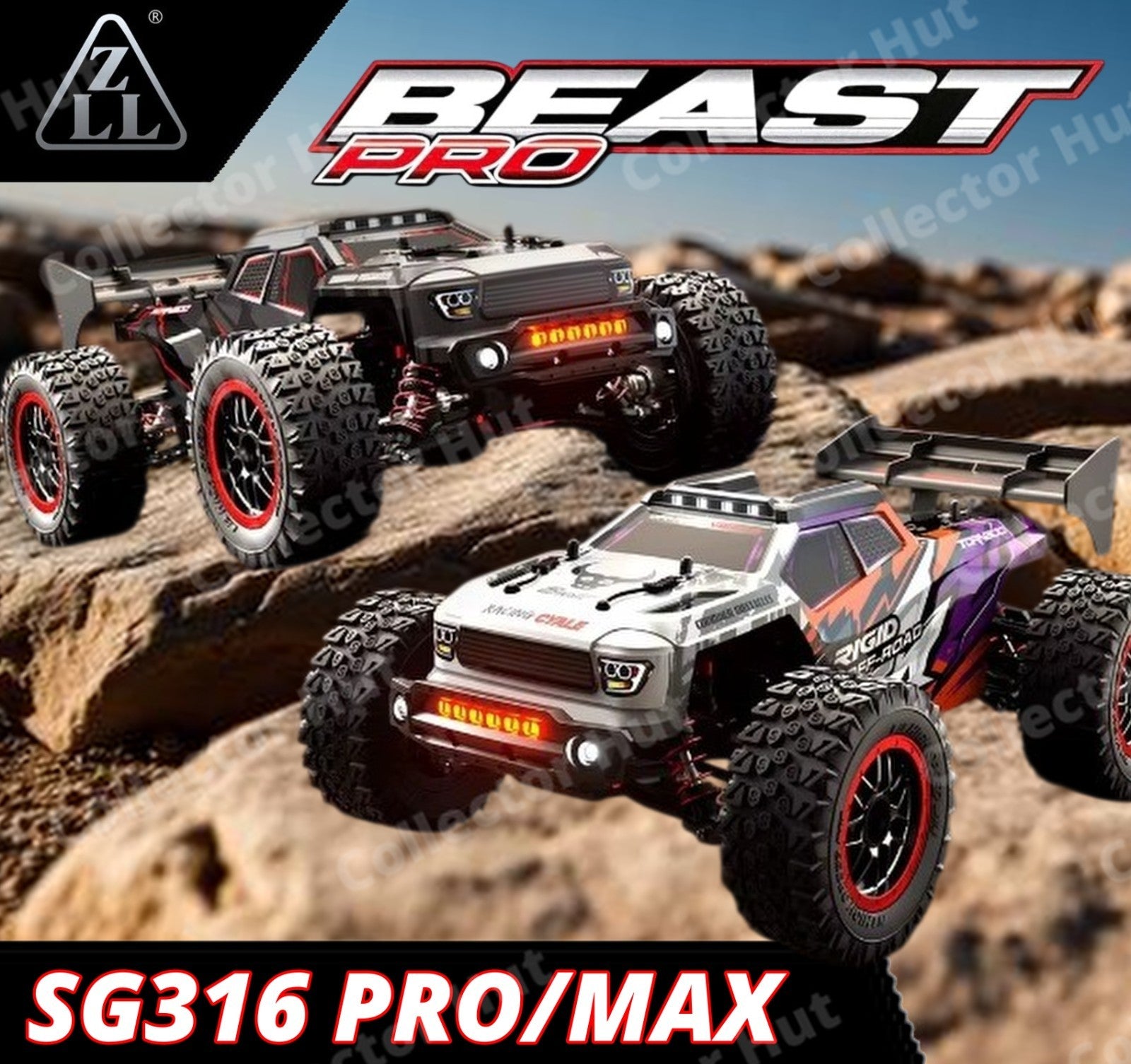 ZLL SG316 Beast Pro / Max High Speed Off Road RC Dirt Buggy 40-80kmH
