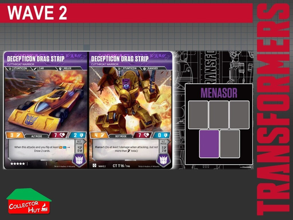 Transformers TCG CHARACTER Trading Cards All Waves