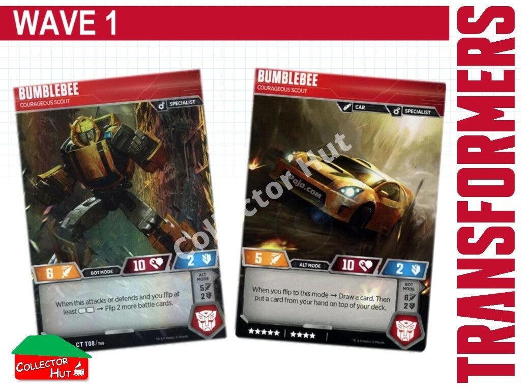 Transformers TCG CHARACTER Trading Cards All Waves