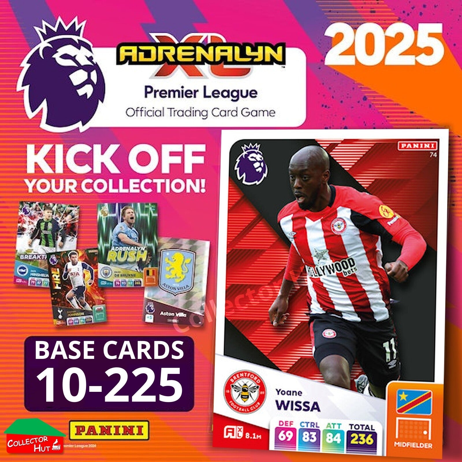 Panini Adrenalyn XL Premier League 2025 2024/25 Base & Foils #10-225