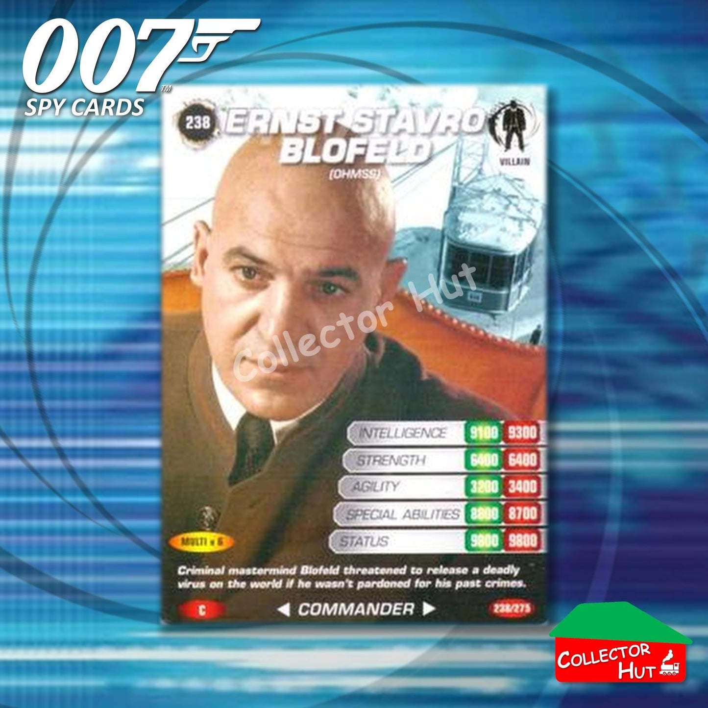 James Bond 007 Commander Spy Cards BASE COMMON YOU CHOOSE