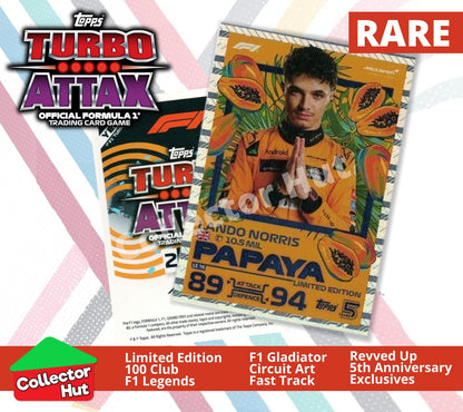 Topps Turbo Attax Formula 1 F1 2024 #313-344 RARE Limited Cards YOU CHOOSE