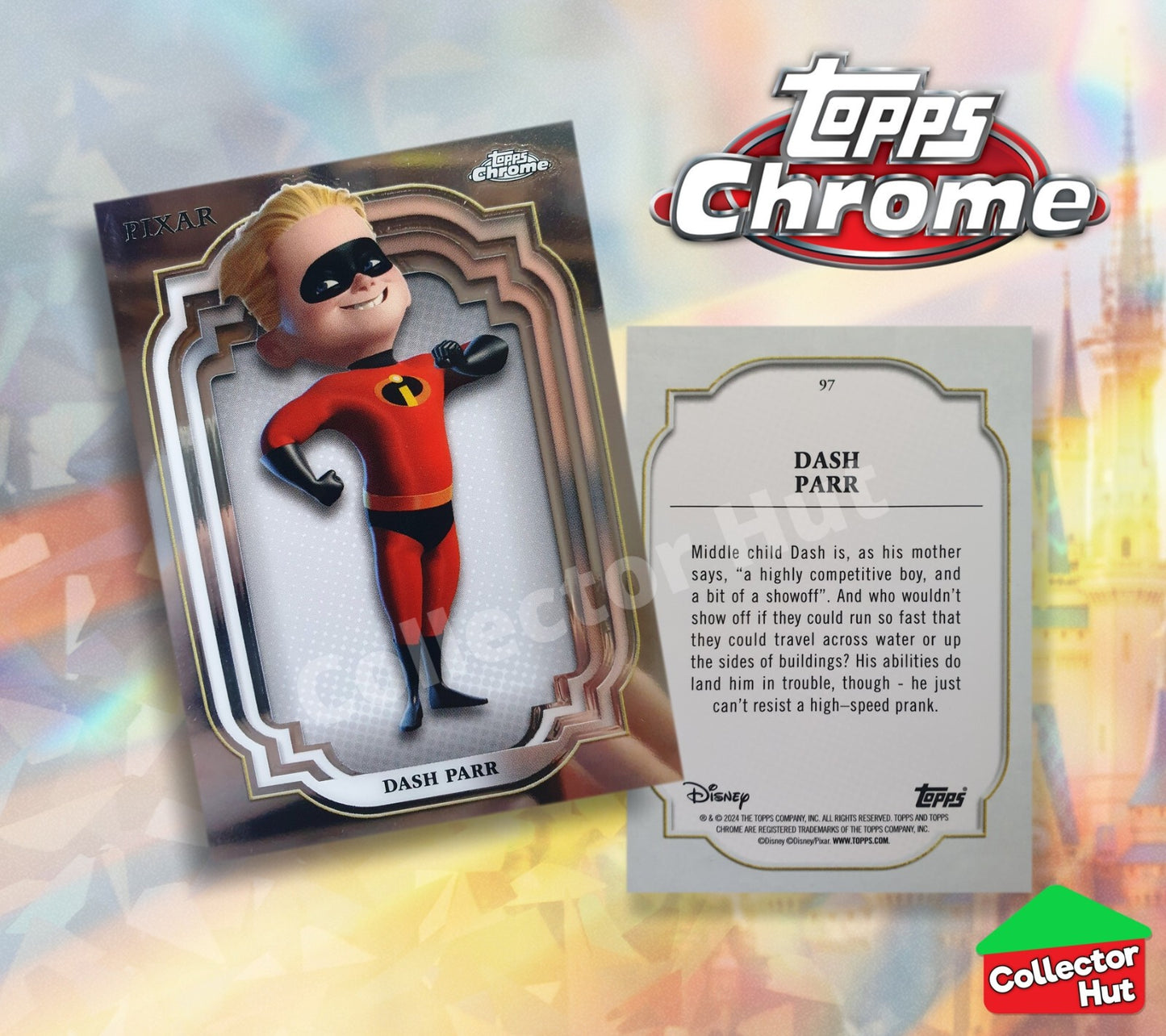 Disney Topps Chrome 2024 Base Cards 1-200 Pick Singles to Complete Your Set