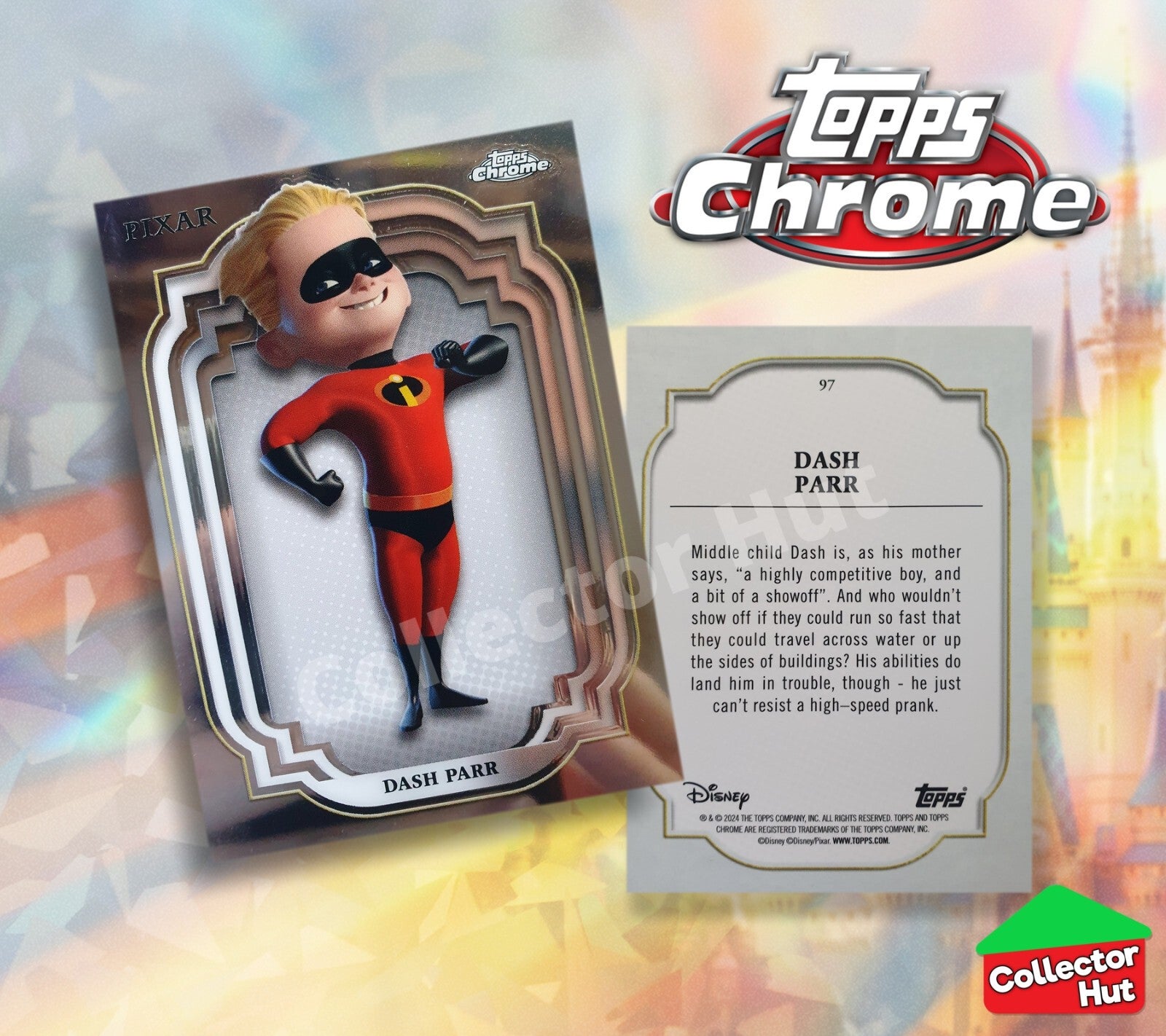 Disney Topps Chrome 2024 Base Cards 1-200 Pick Singles to Complete Your Set