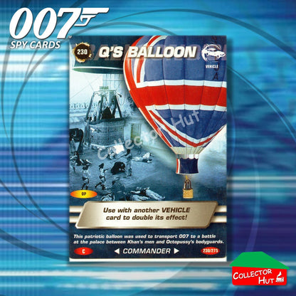James Bond 007 Commander Spy Cards BASE COMMON YOU CHOOSE