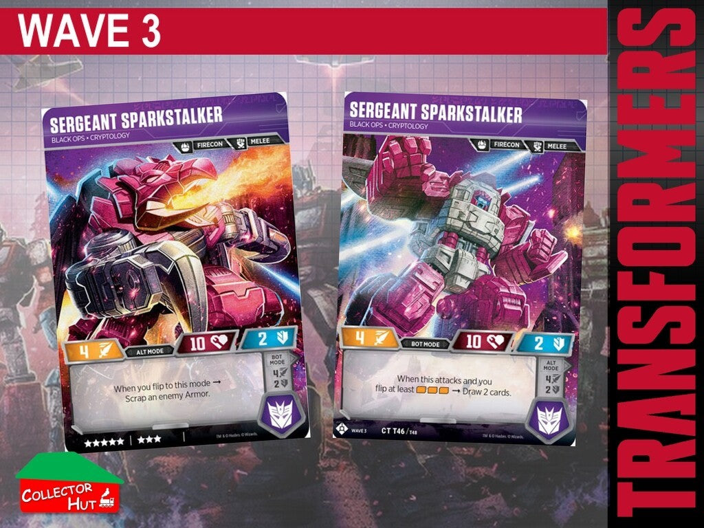 Transformers TCG CHARACTER Trading Cards All Waves