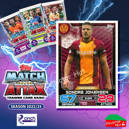 TOPPS MATCH ATTAX SPFL 2022/23 #1-162 Choose Your Card