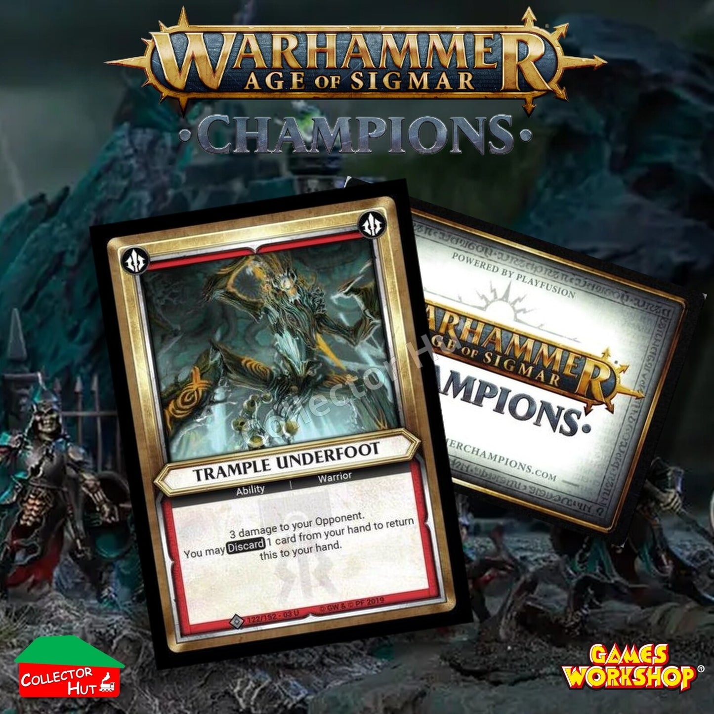 Warhammer Age of Sigmar: Champions Wave 3 SAVAGERY Trading Cards CHOOSE SINGLES