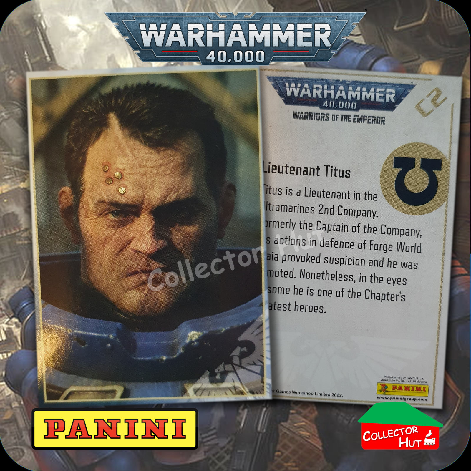 PANINI Warhammer 40,000 40k Warriors of the Emperor Trading Cards You Choose