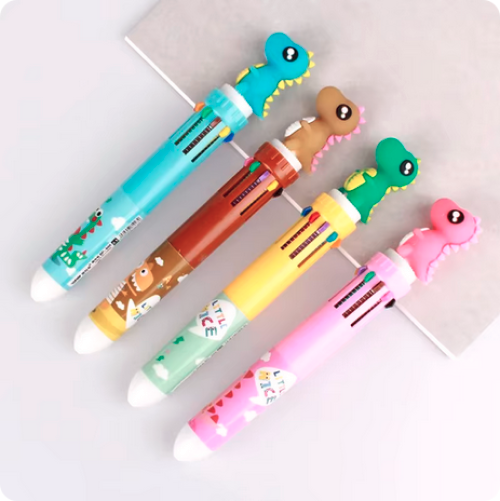 Novelty Ballpoint Pens 10 Colour MULTI-PACKS 4pcs 6pcs for Children