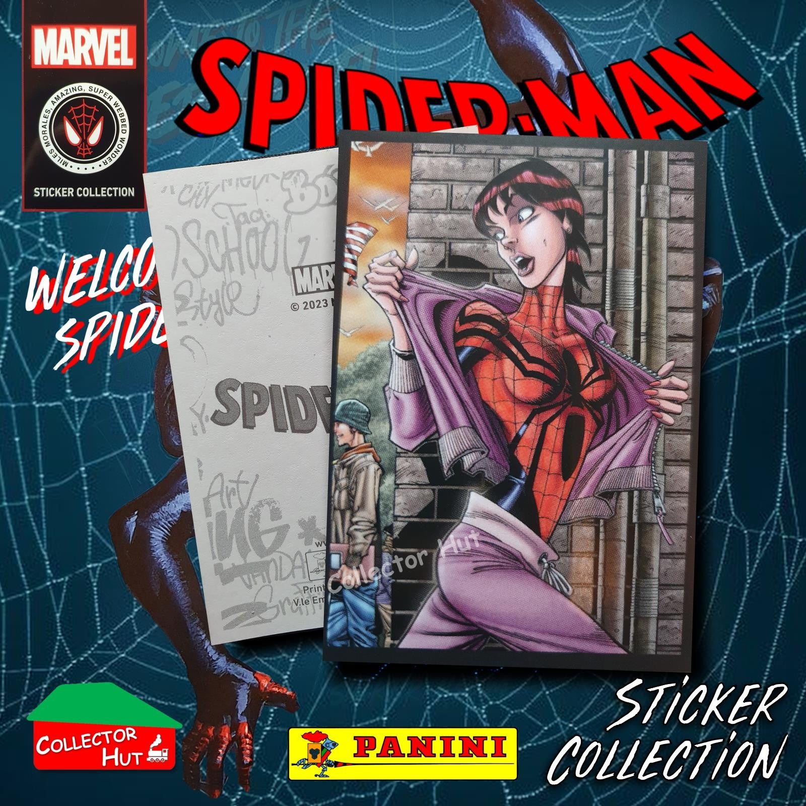 Panini Spider-Man Spider-Verse 2023 Collection Sticker Singles #1-163 & F1-30