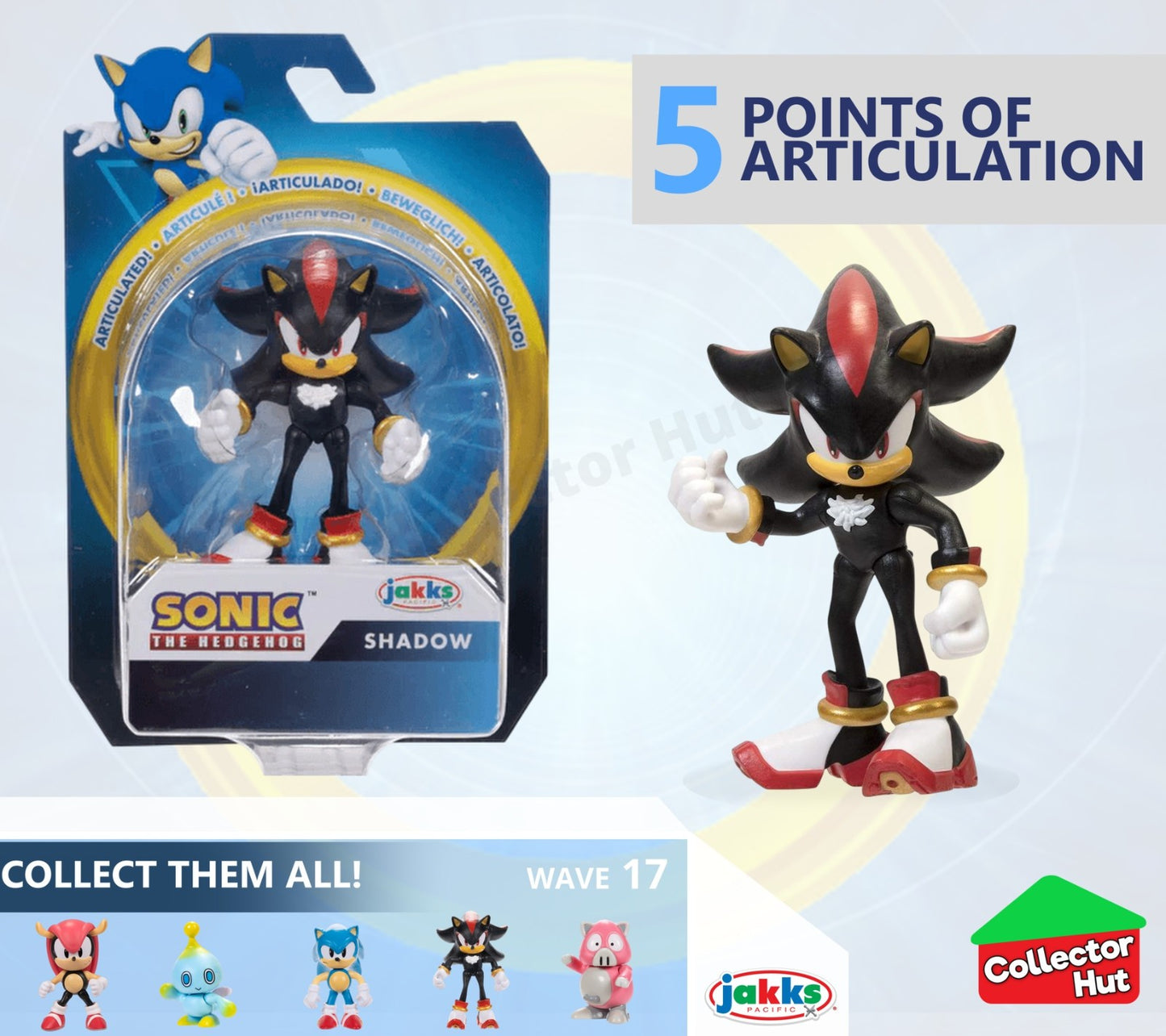Sonic the Hedgehog Figures 2.5" JAKKS Posable Collectible CHOOSE YOUR CHARACTER