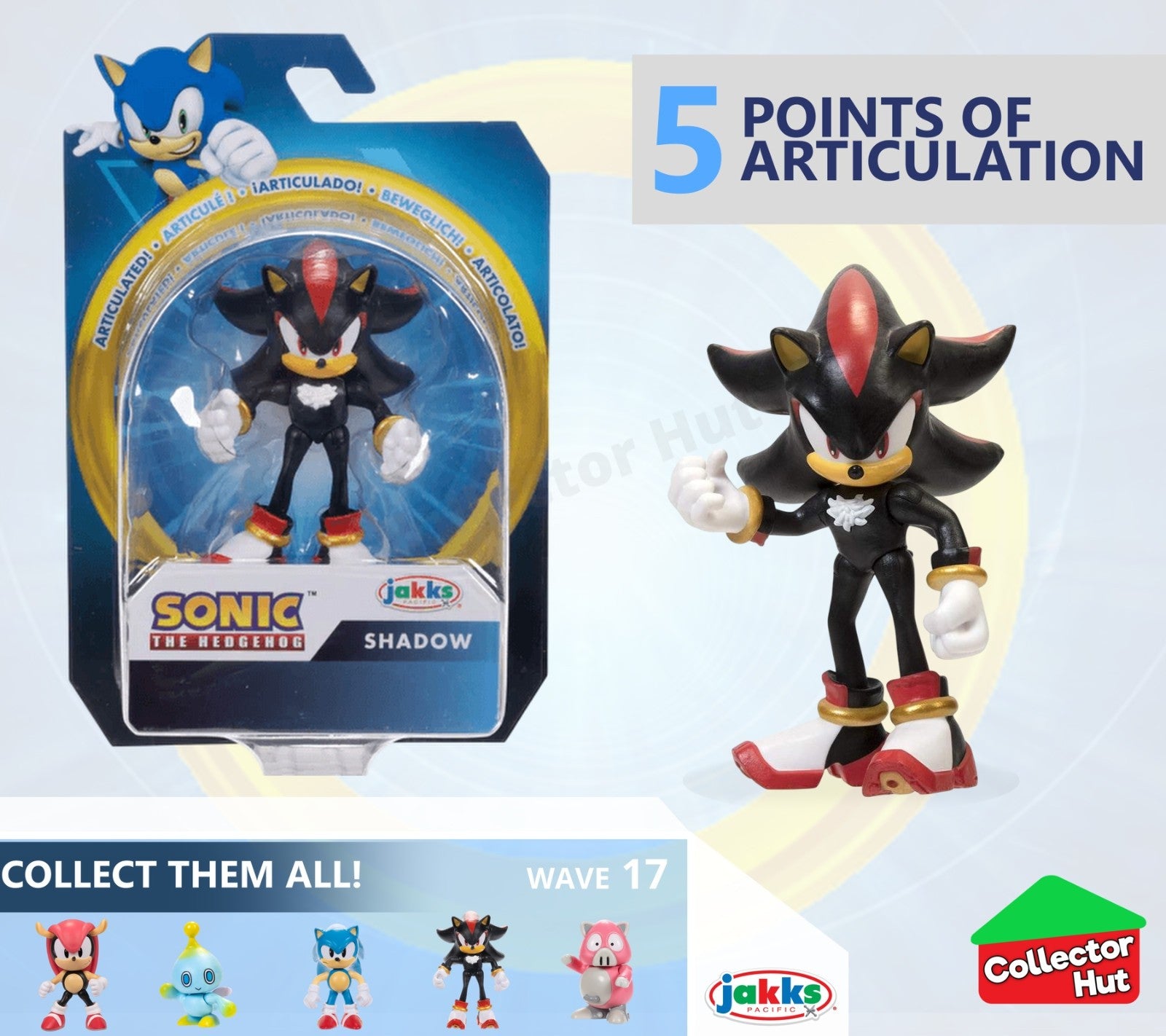 Sonic the Hedgehog Figures 2.5" JAKKS Posable Collectible CHOOSE YOUR CHARACTER
