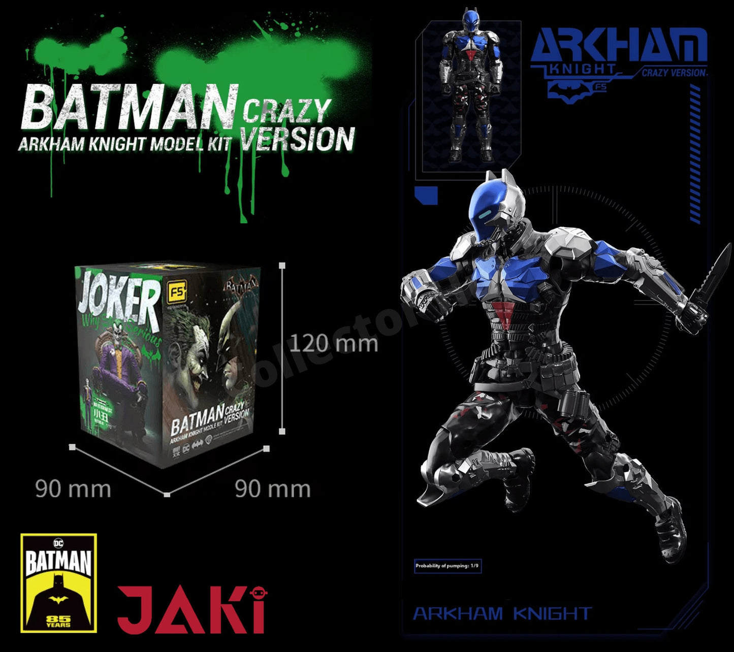 Batman Arkham Knight Model Kits 3.75" F5 Jaki