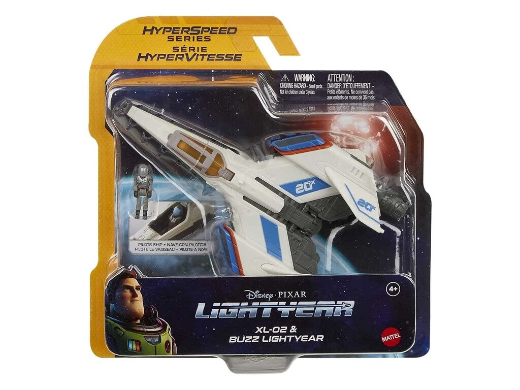 Disney Lightyear Mattel Hyperspeed Series Model Spaceships Action Figures