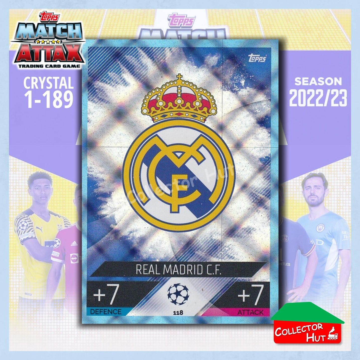 Topps Match Attax Europa Champions League 2022/23 Crystal Parallel Cards 1-189