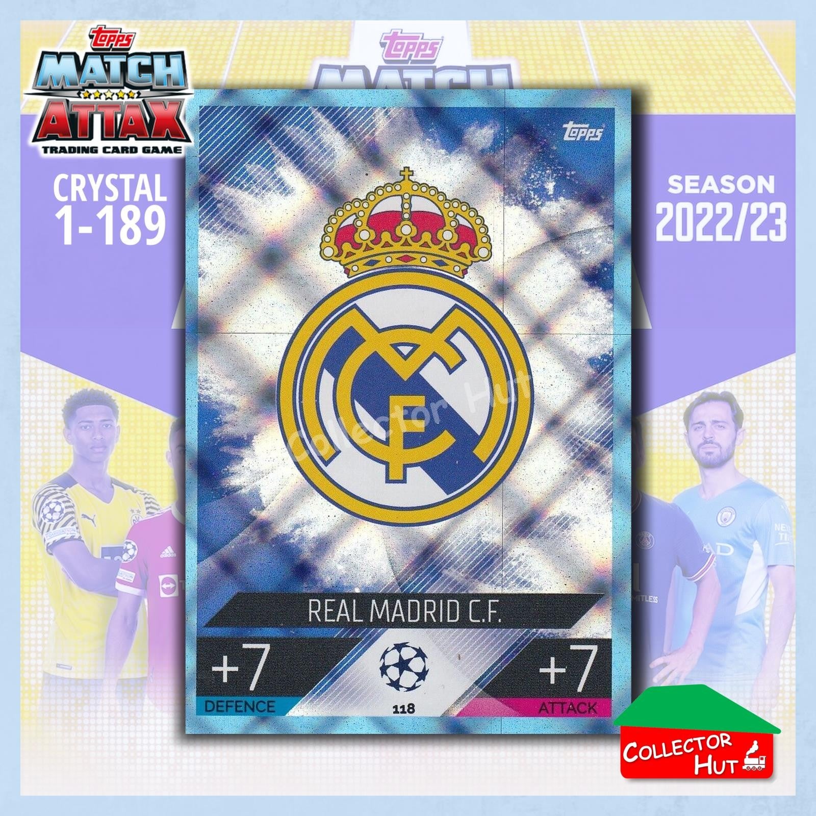 Topps Match Attax Europa Champions League 2022/23 Crystal Parallel Cards 1-189