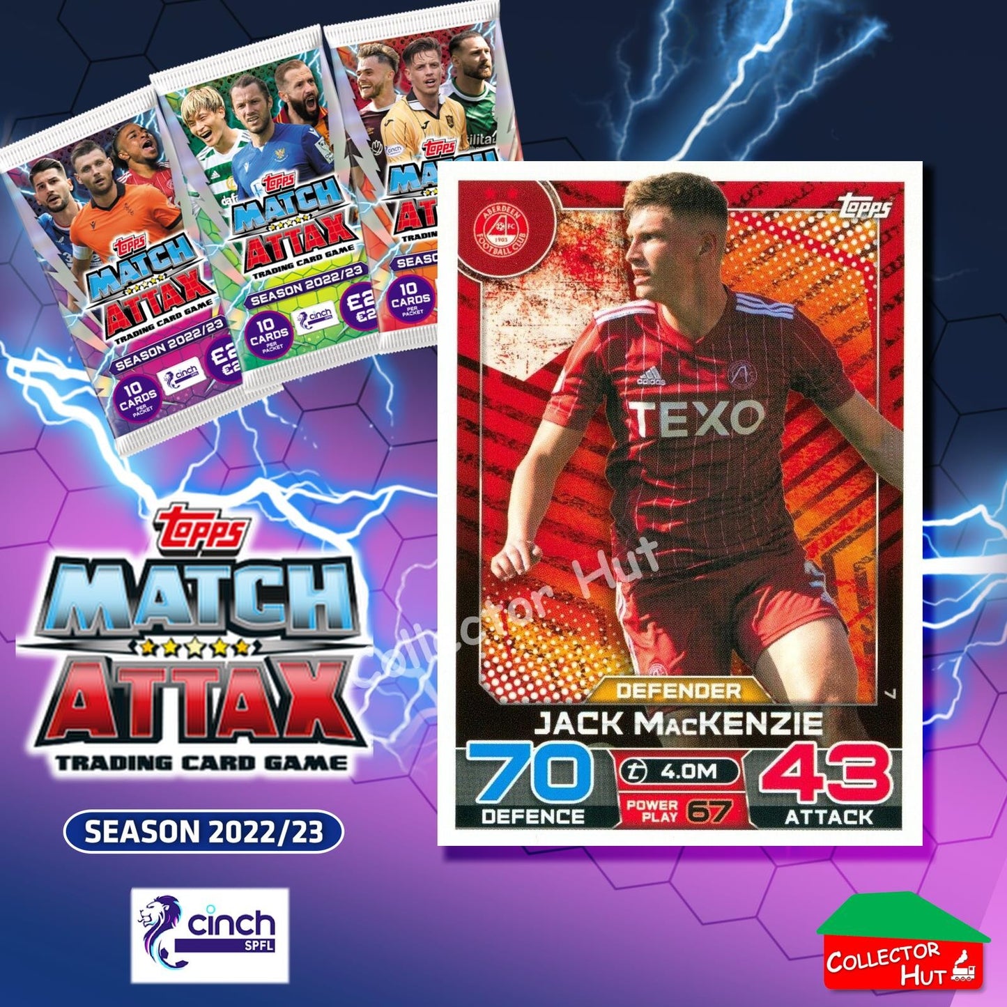 TOPPS MATCH ATTAX SPFL 2022/23 #1-162 Choose Your Card