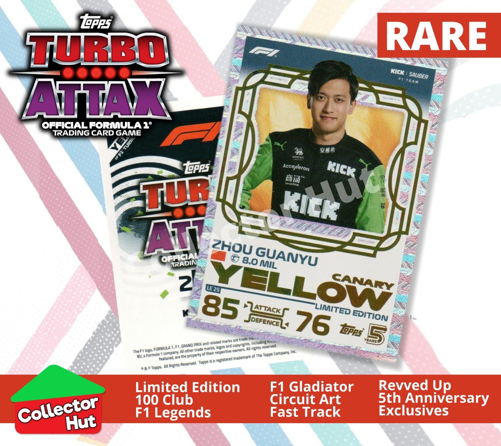 Topps Turbo Attax Formula 1 F1 2024 #313-344 RARE Limited Cards YOU CHOOSE