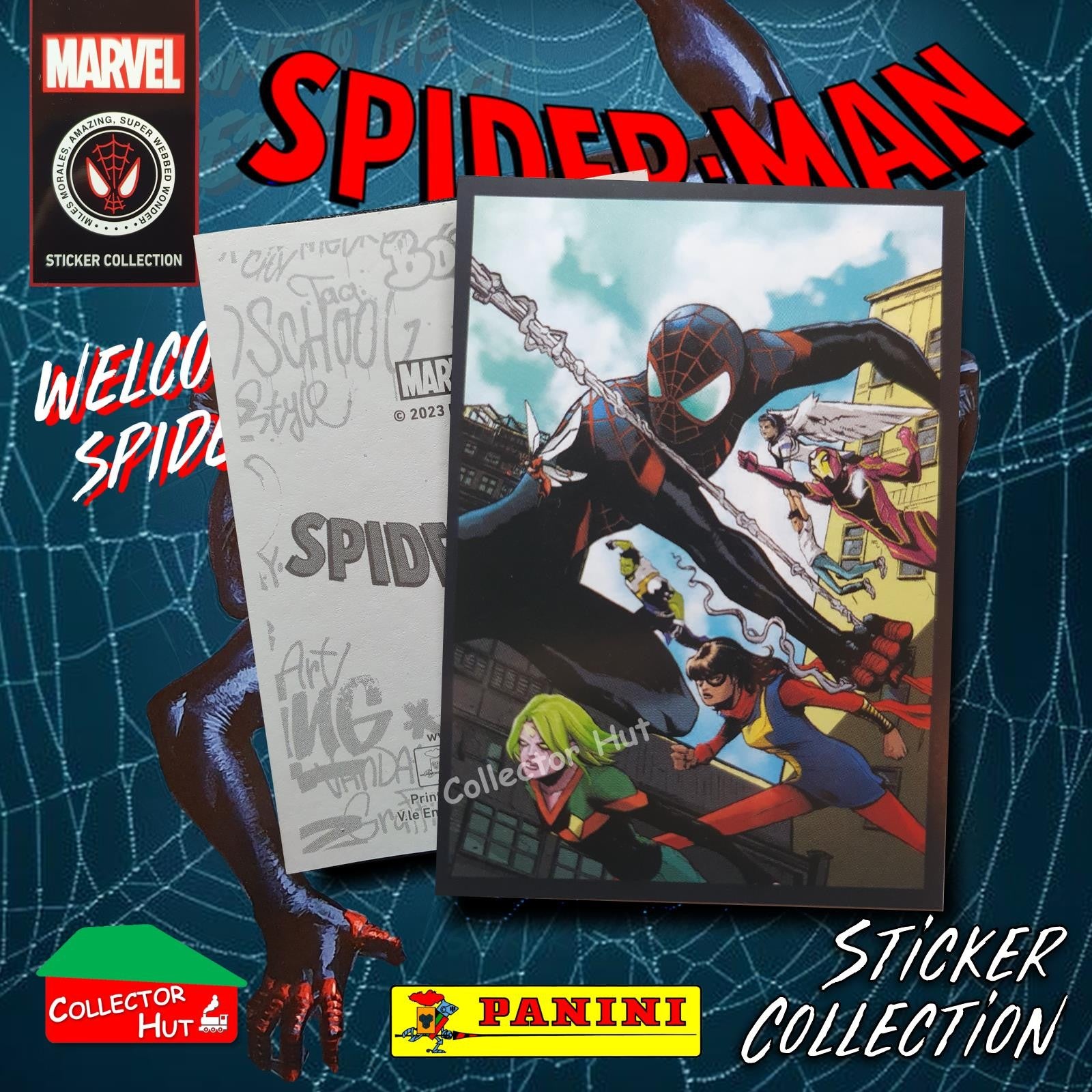 Panini Spider-Man Spider-Verse 2023 Collection Sticker Singles #1-163 & F1-30