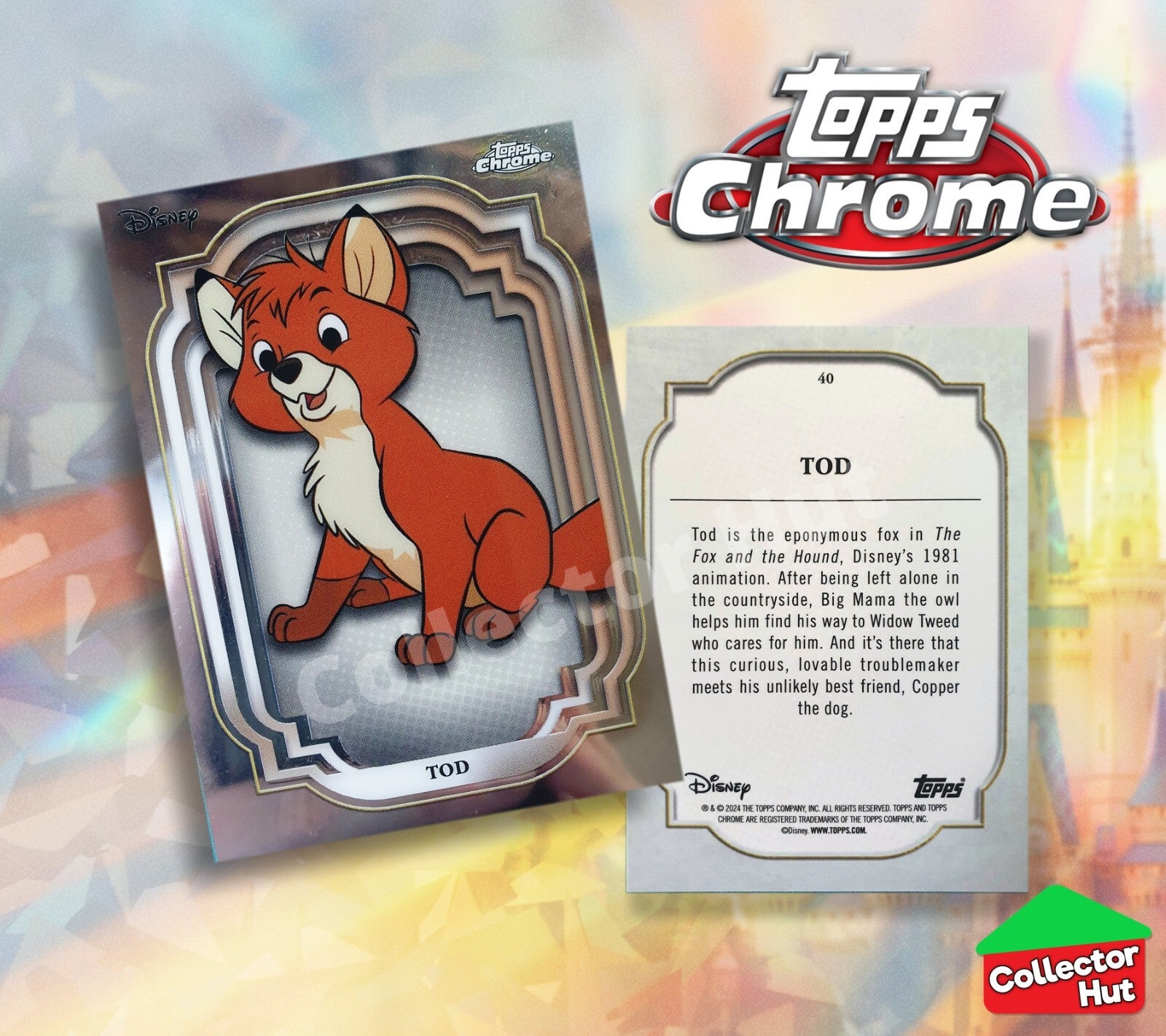 Disney Topps Chrome 2024 Base Cards 1-200 Pick Singles to Complete Your Set