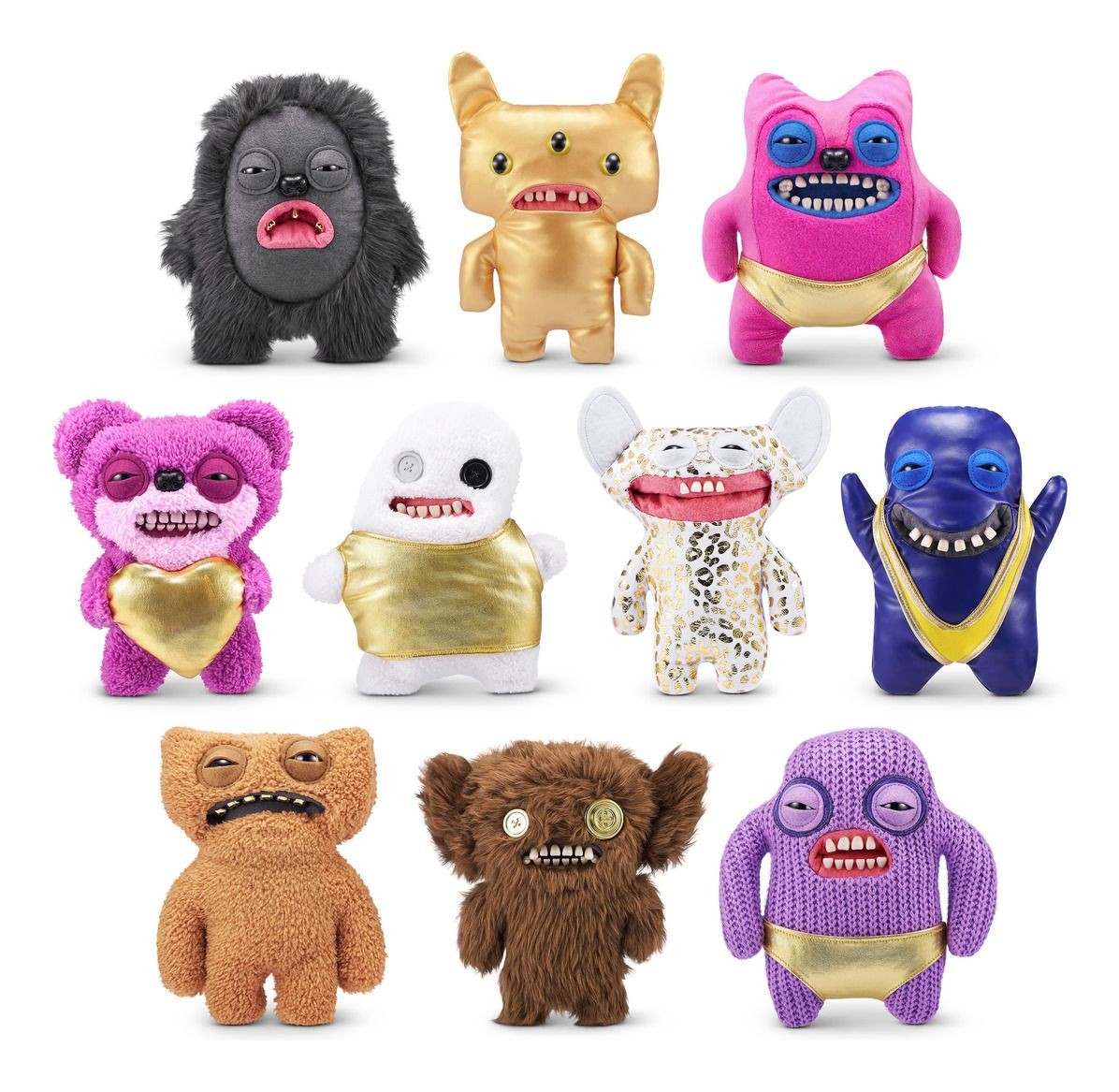 Fugglers 9" Plush Toys GOLD EDITION Pick a Character