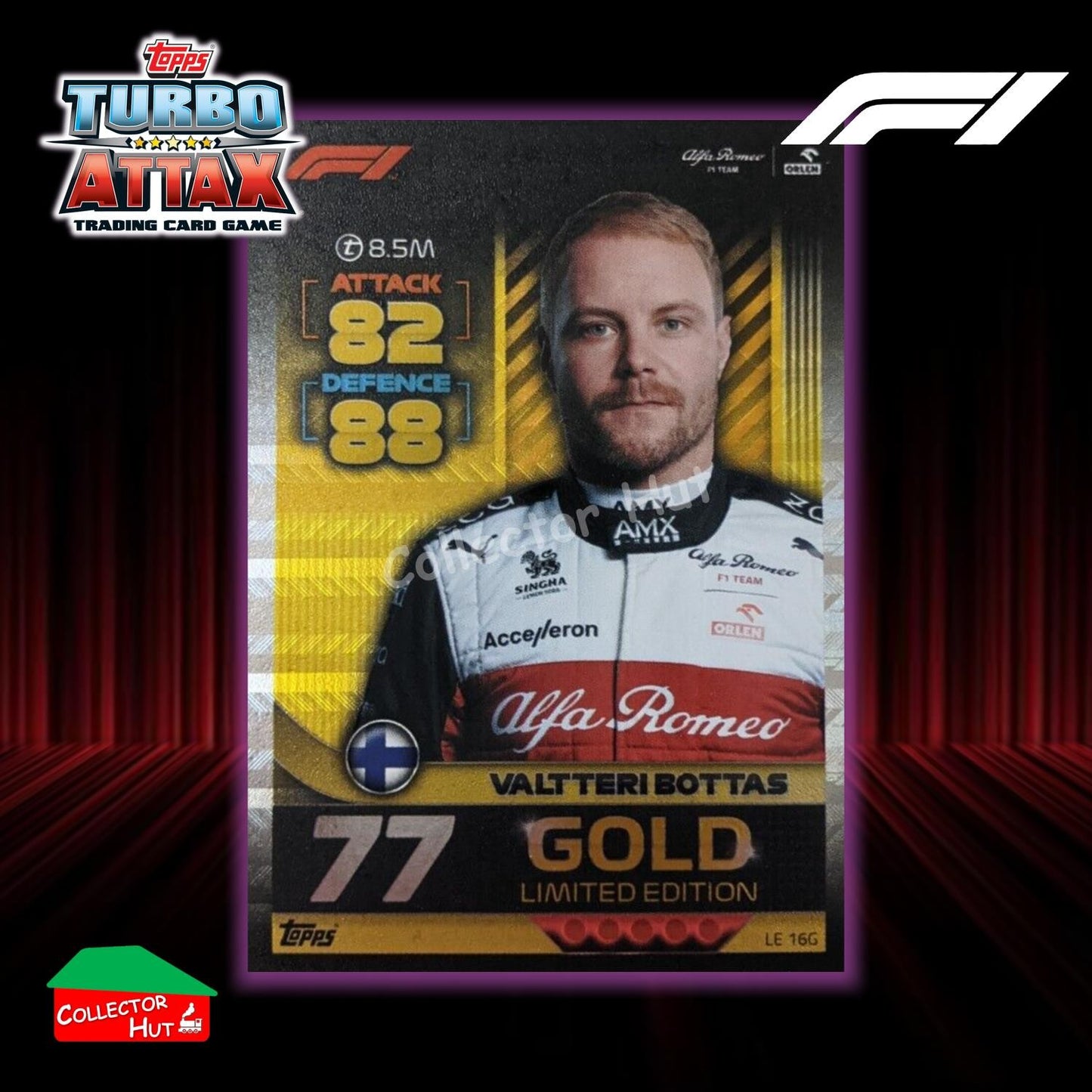 Topps Turbo Attax Formula 1 F1 2022 Limited Edition, 100 Club & Foil Cards