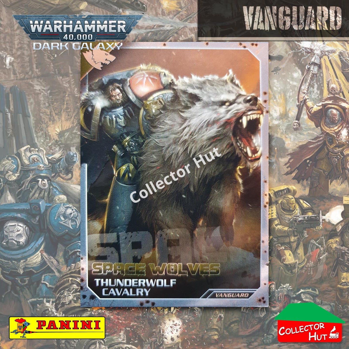 PANINI Warhammer 40,000 Dark Galaxy Parallel Trading Card Crusade Vanguard Purge