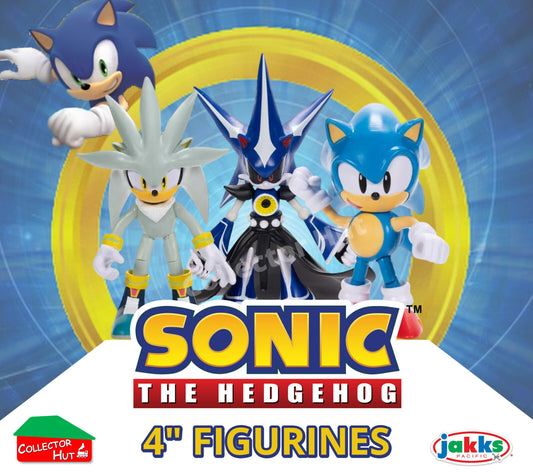 Sonic 4" Posable Figures with Accessories JAKKS Sonic the Hedgehog