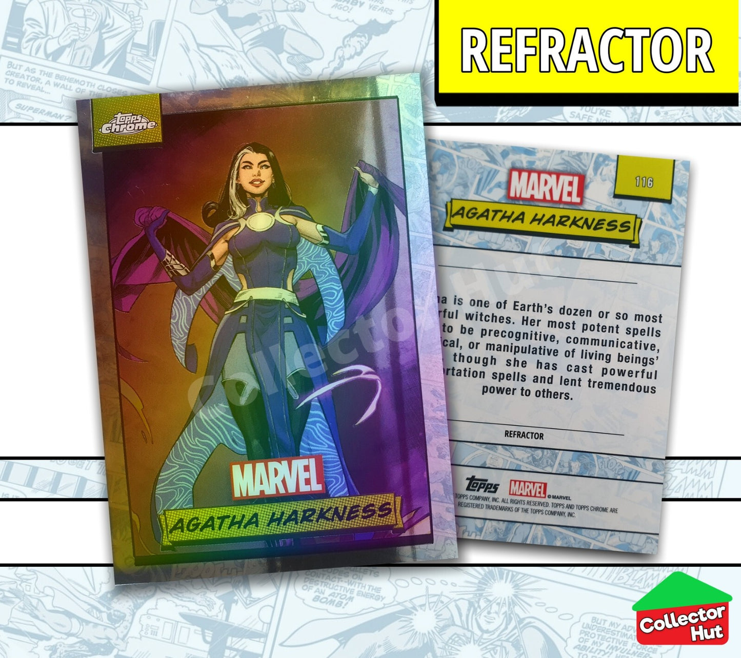 Marvel Topps Chrome 2024 REFRACTOR Card Collection YOU CHOOSE
