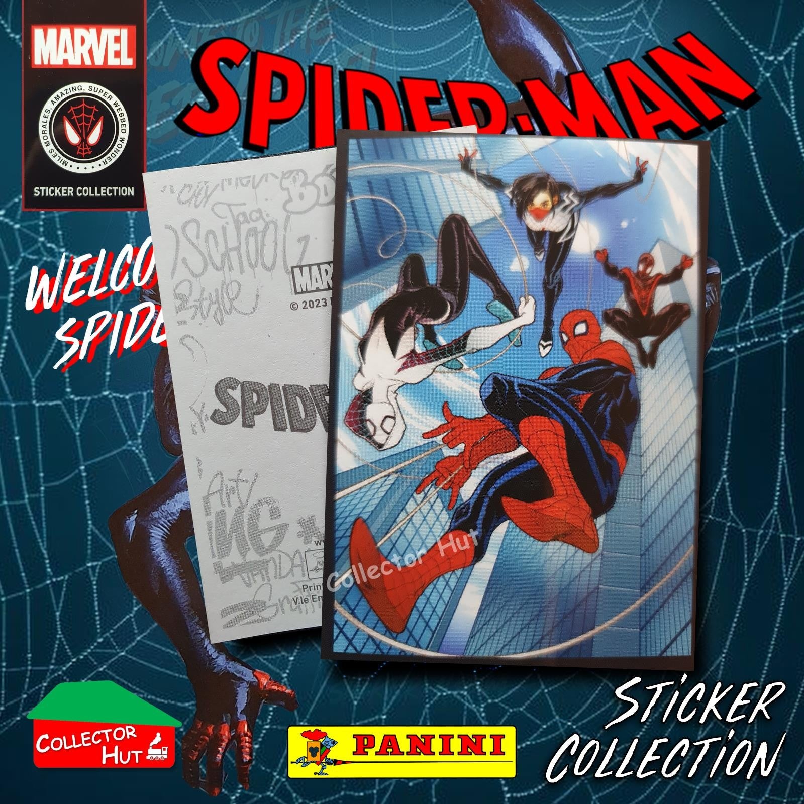 Panini Spider-Man Spider-Verse 2023 Collection Sticker Singles #1-163 & F1-30