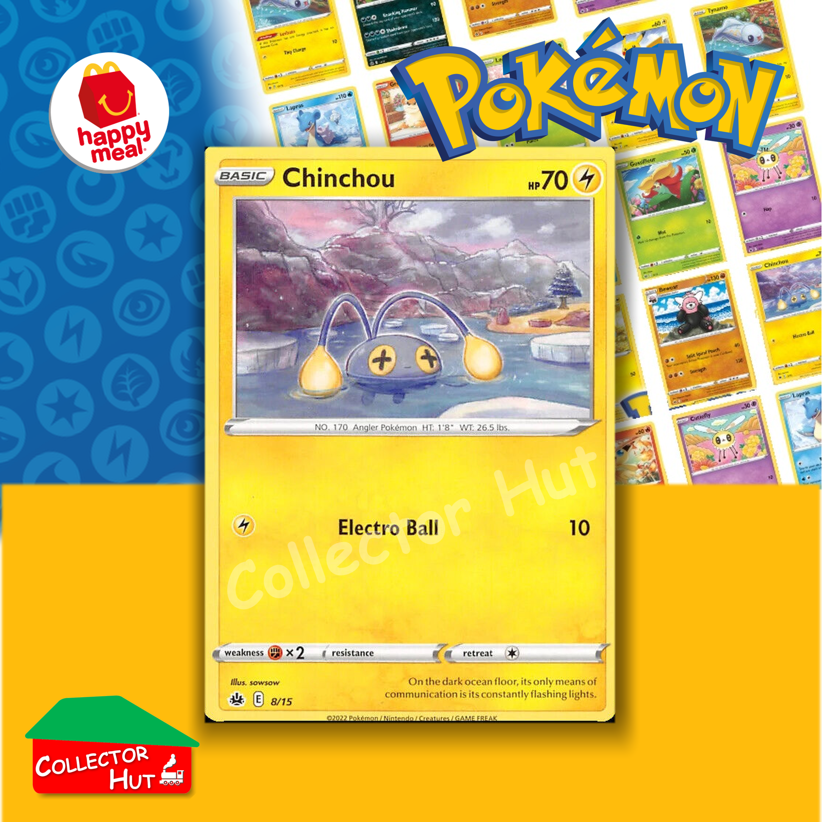 McDonald's Happy Meal 2022 Pokémon Match Battle SINGLE Trading Cards You Choose