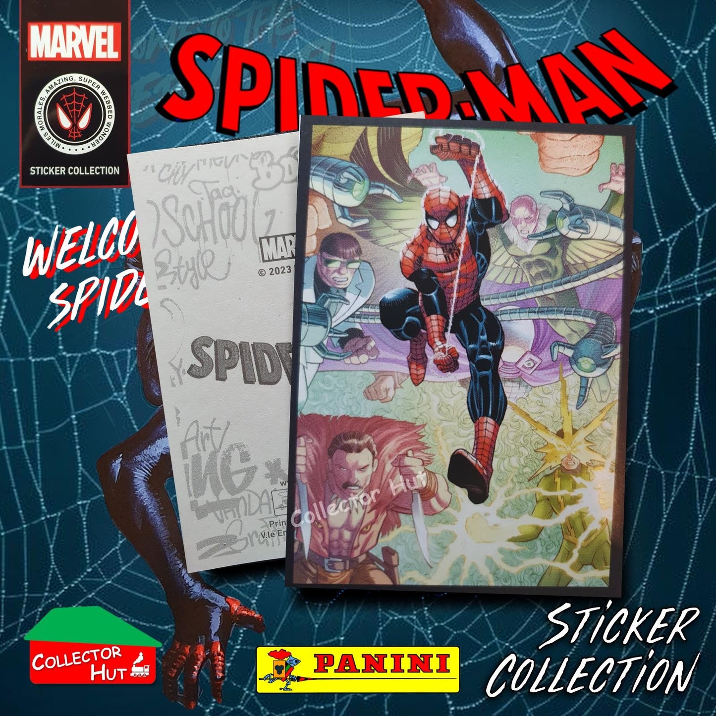 Panini Spider-Man Spider-Verse 2023 Collection Sticker Singles #1-163 & F1-30