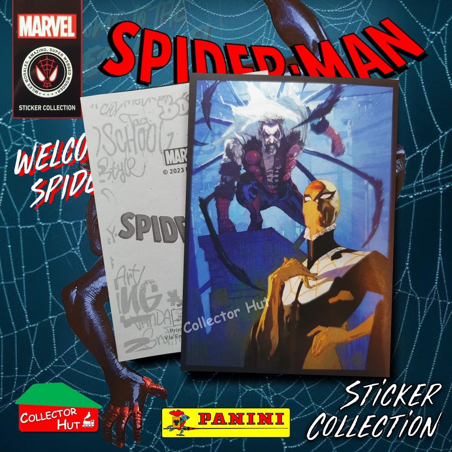 Panini Spider-Man Spider-Verse 2023 Collection Sticker Singles #1-163 & F1-30