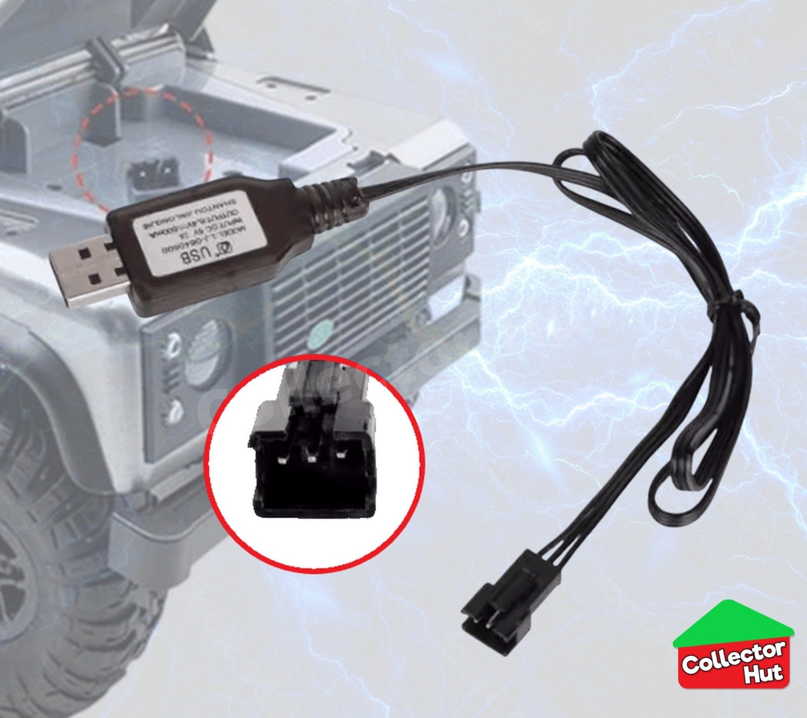 RC Lipo Batteries Car Truck JST SM Plug USB Chargers 7.4V