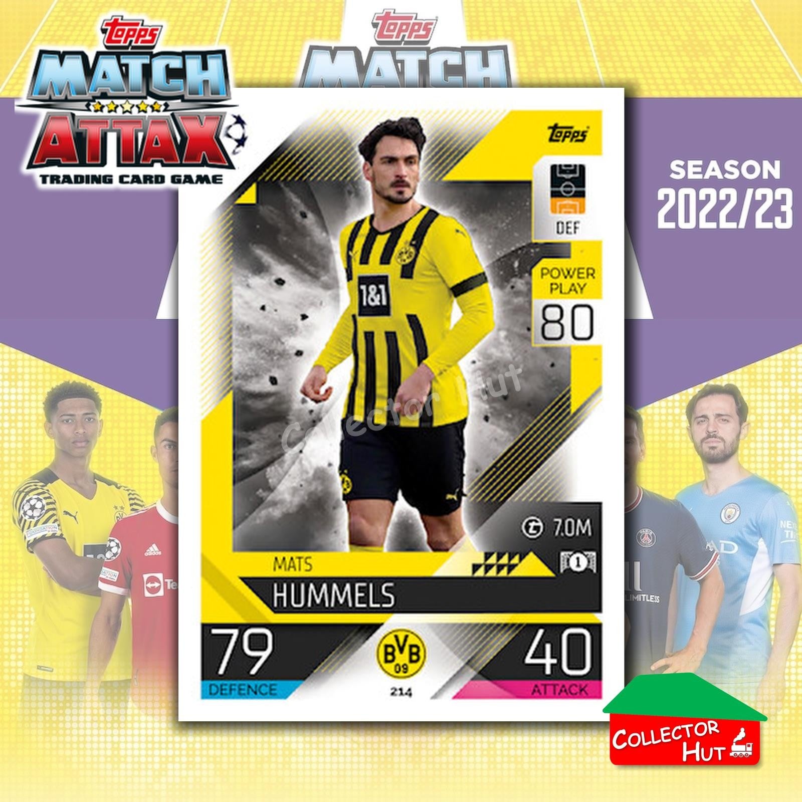Topps Match Attax Europa Champions League 2022/23 TCG Trading Cards Base 190-387