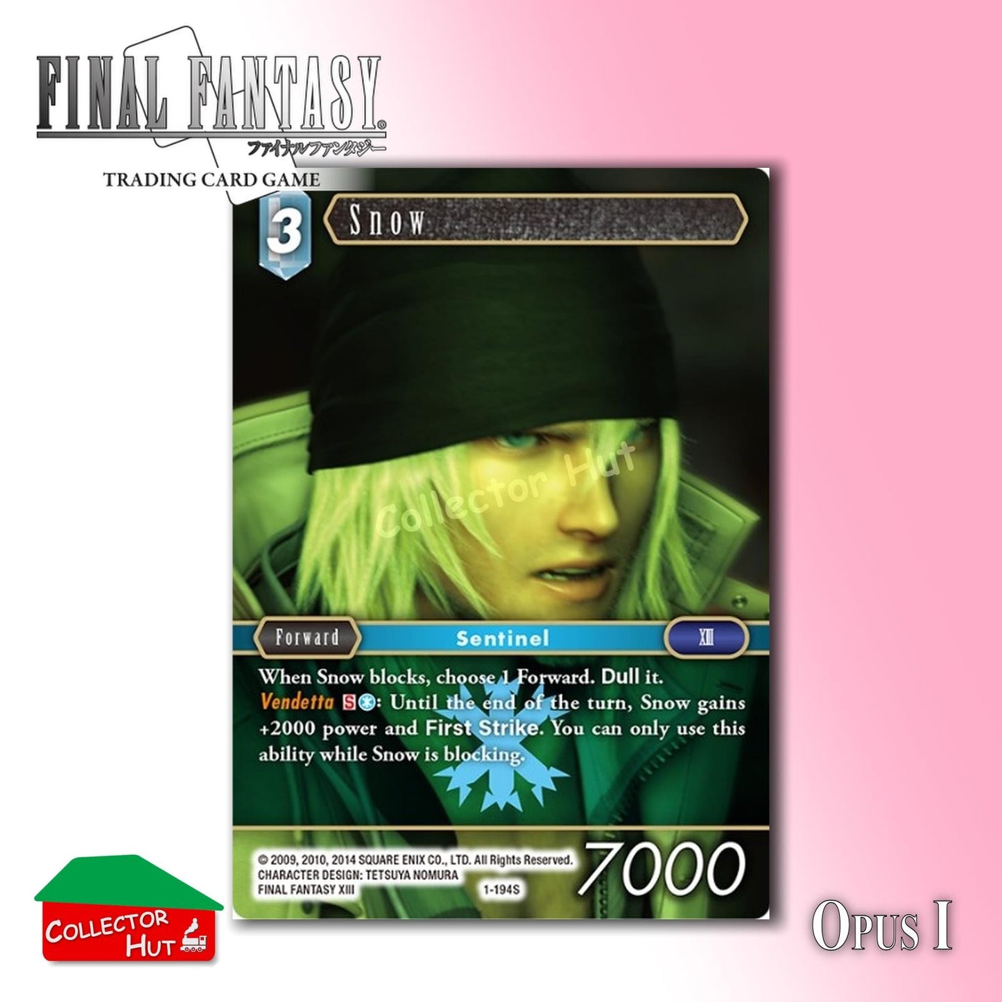 Final Fantasy Trading Card Game OPUS I Singles You Choose
