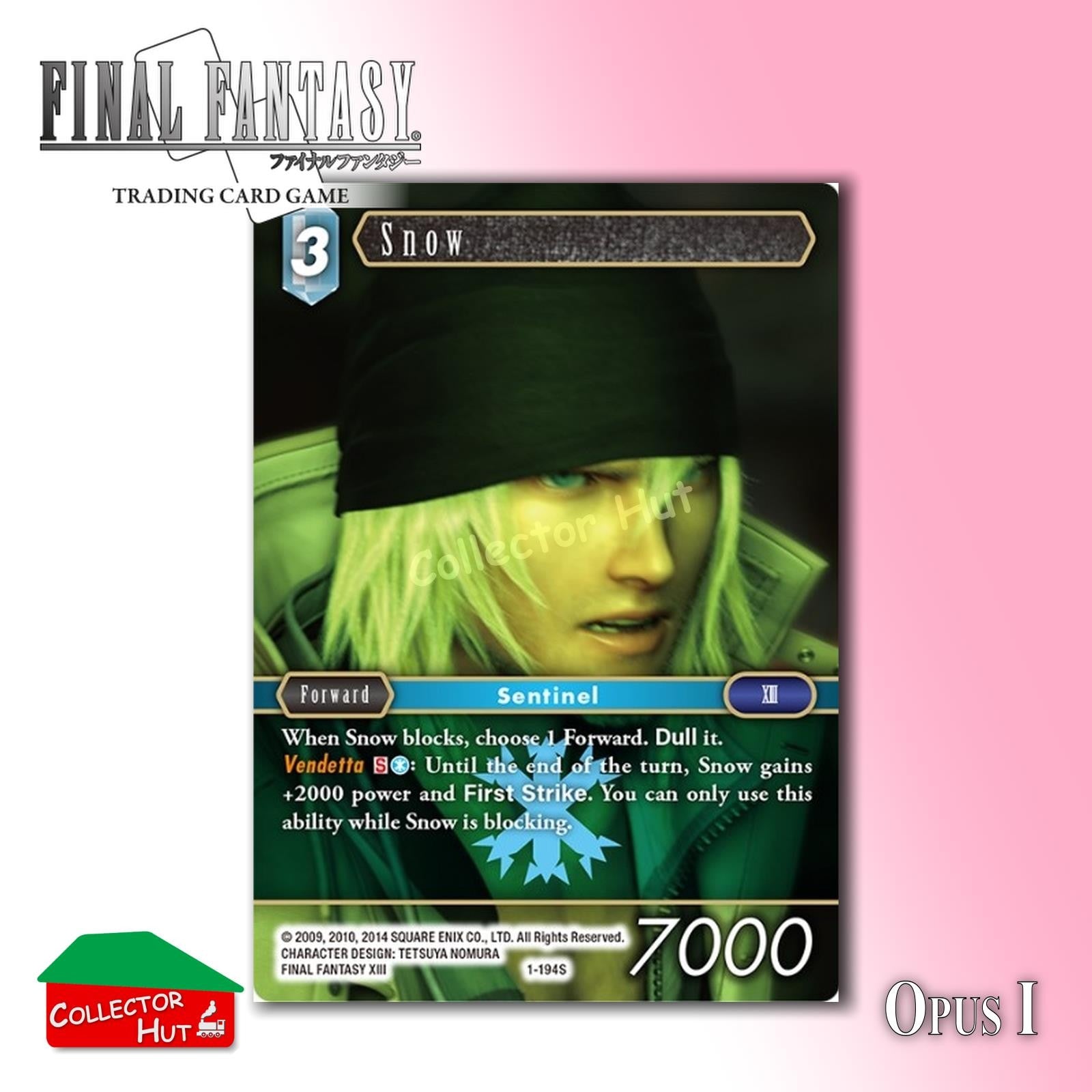 Final Fantasy Trading Card Game OPUS I Singles You Choose
