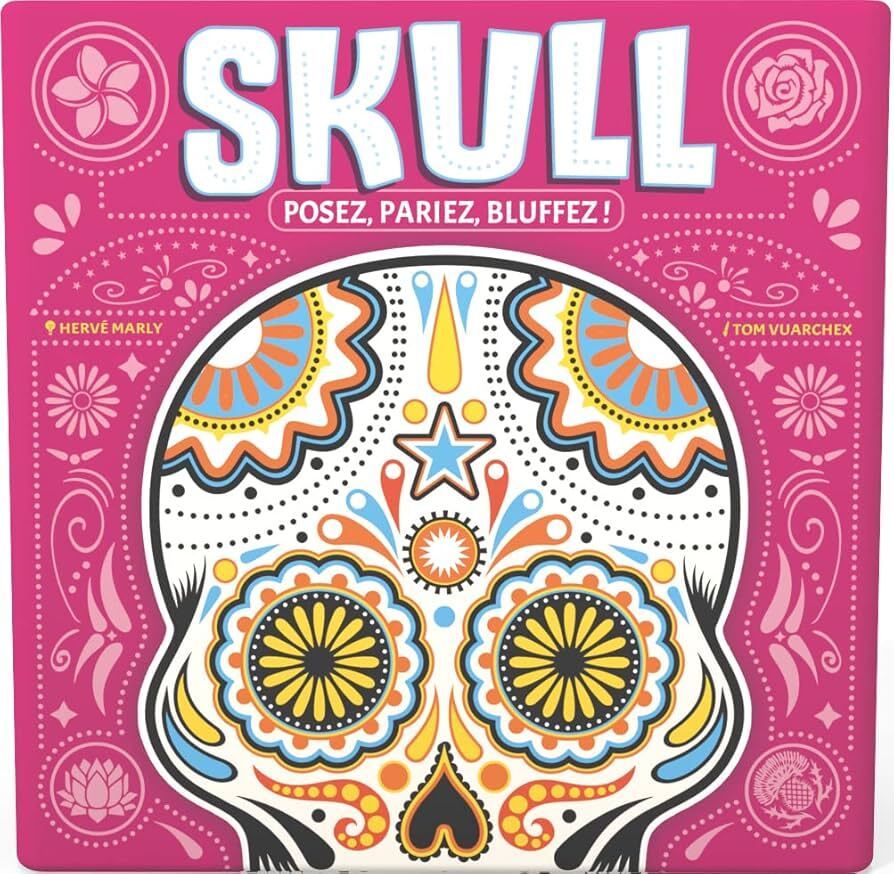 Asmodee Space Cowboy Skull Bluffing Card Game Party Game Ages 10+ 3-6 Players