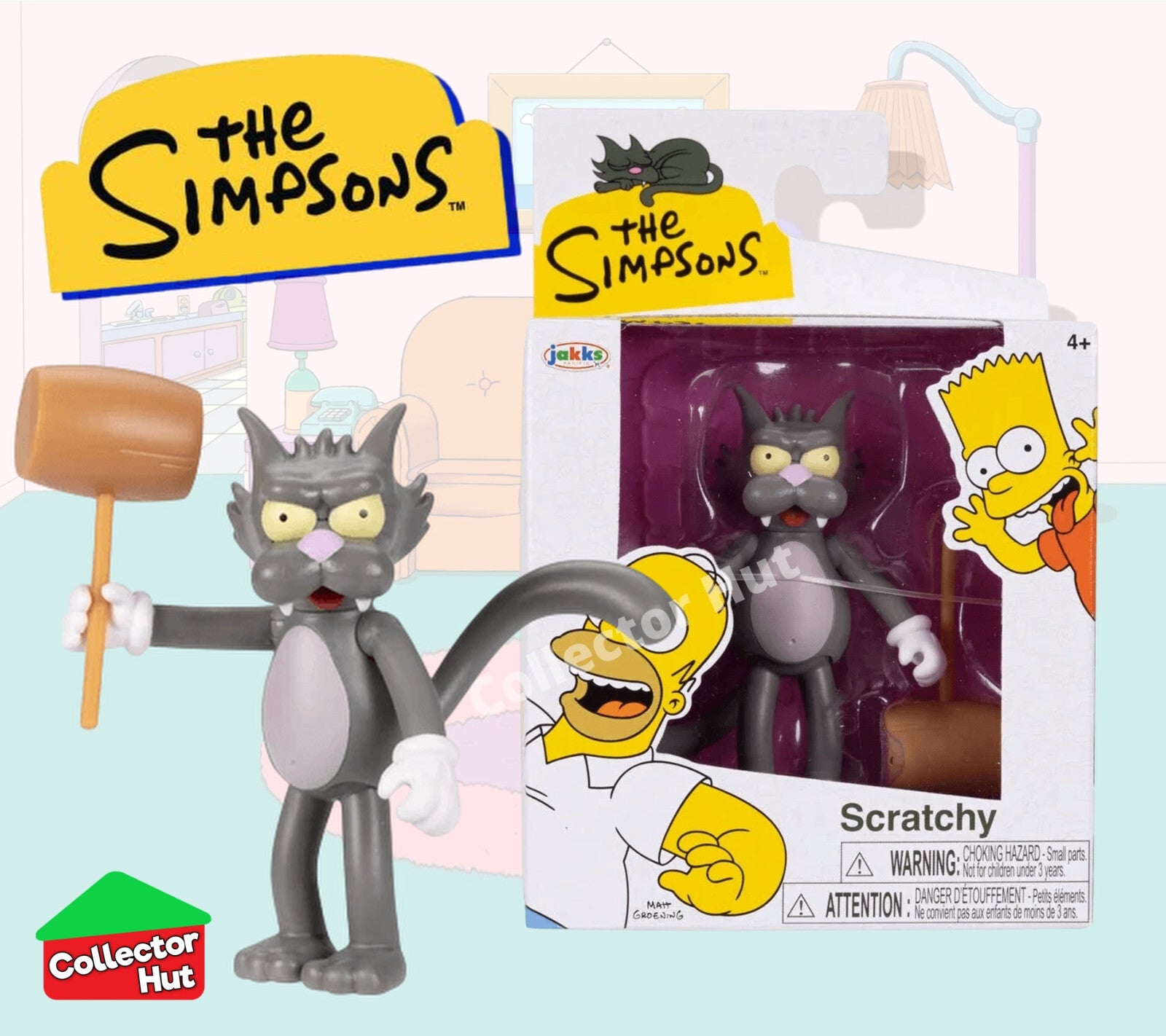 The Simpsons 2.5" Inch Figurine Playset Collection Jakks Pacific 2024