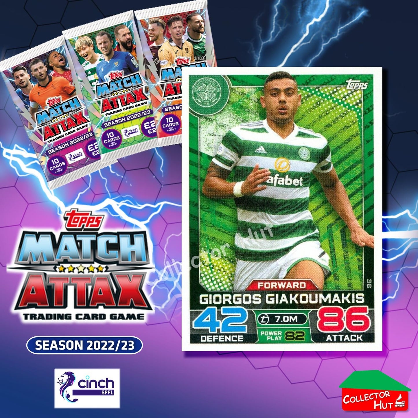TOPPS MATCH ATTAX SPFL 2022/23 #1-162 Choose Your Card