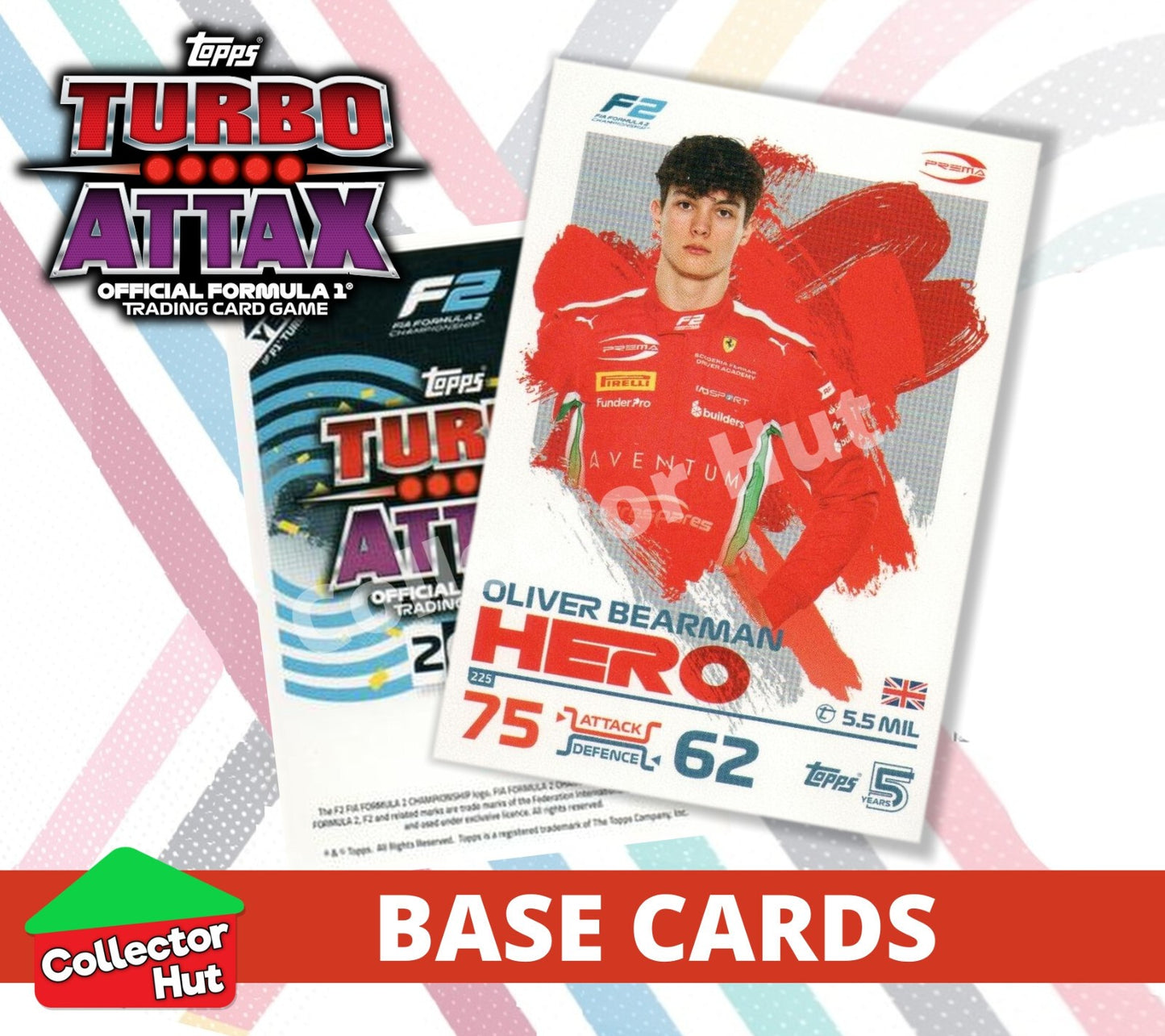 Topps Turbo Attax Formula 1 F1 2024 #167-312 Base Cards YOU CHOOSE