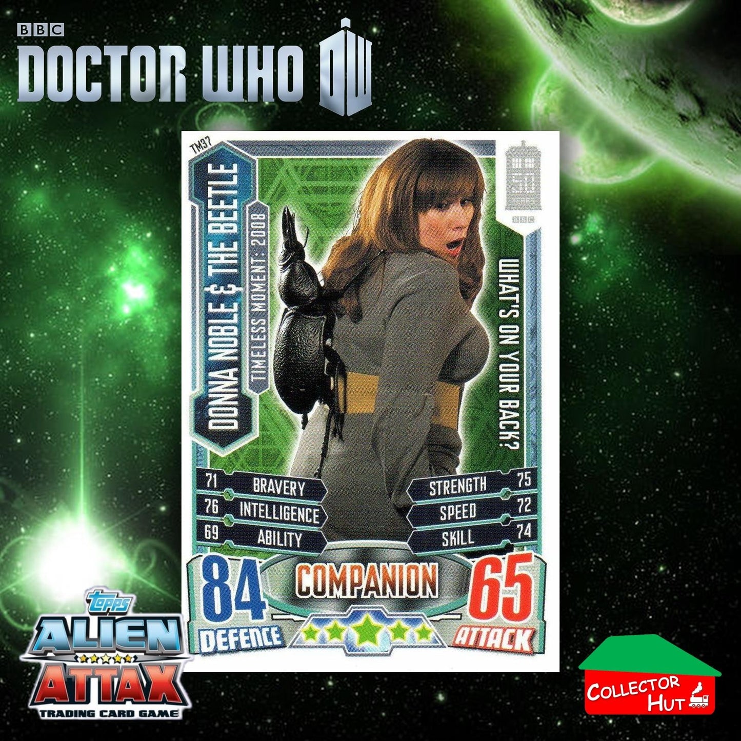Topps Doctor Who Alien Attax 50th Anniversary Edition Companion Timeless Cards