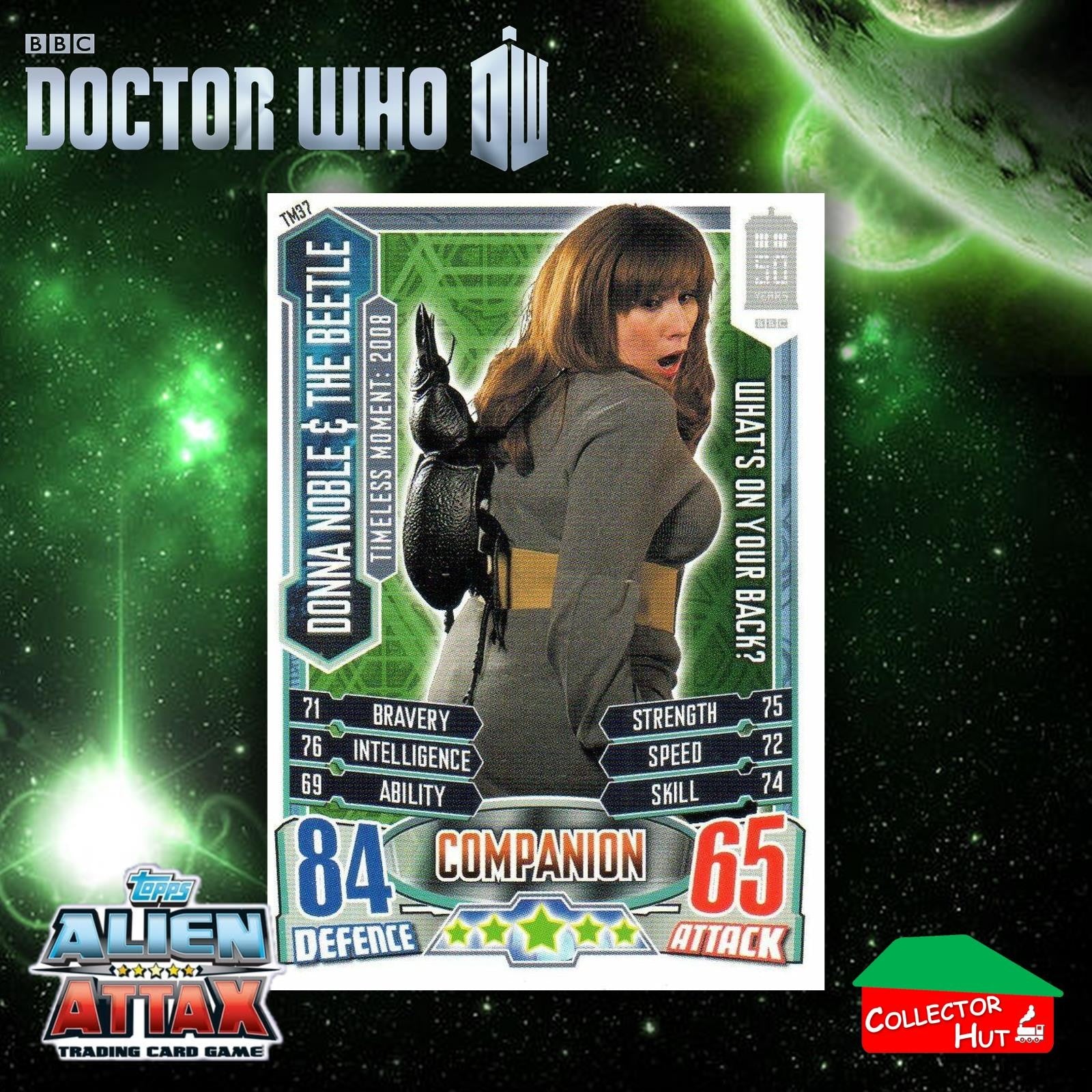 Topps Doctor Who Alien Attax 50th Anniversary Edition Companion Timeless Cards