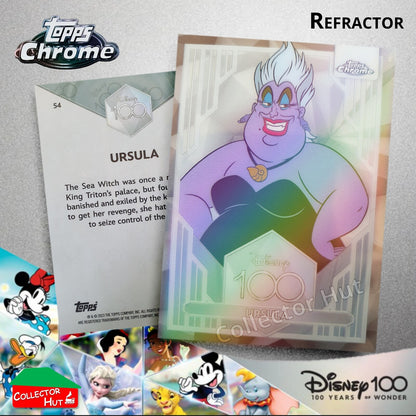 Disney 100 Topps Chrome 2023 REFRACTOR Cards 1-100 Pick Singles