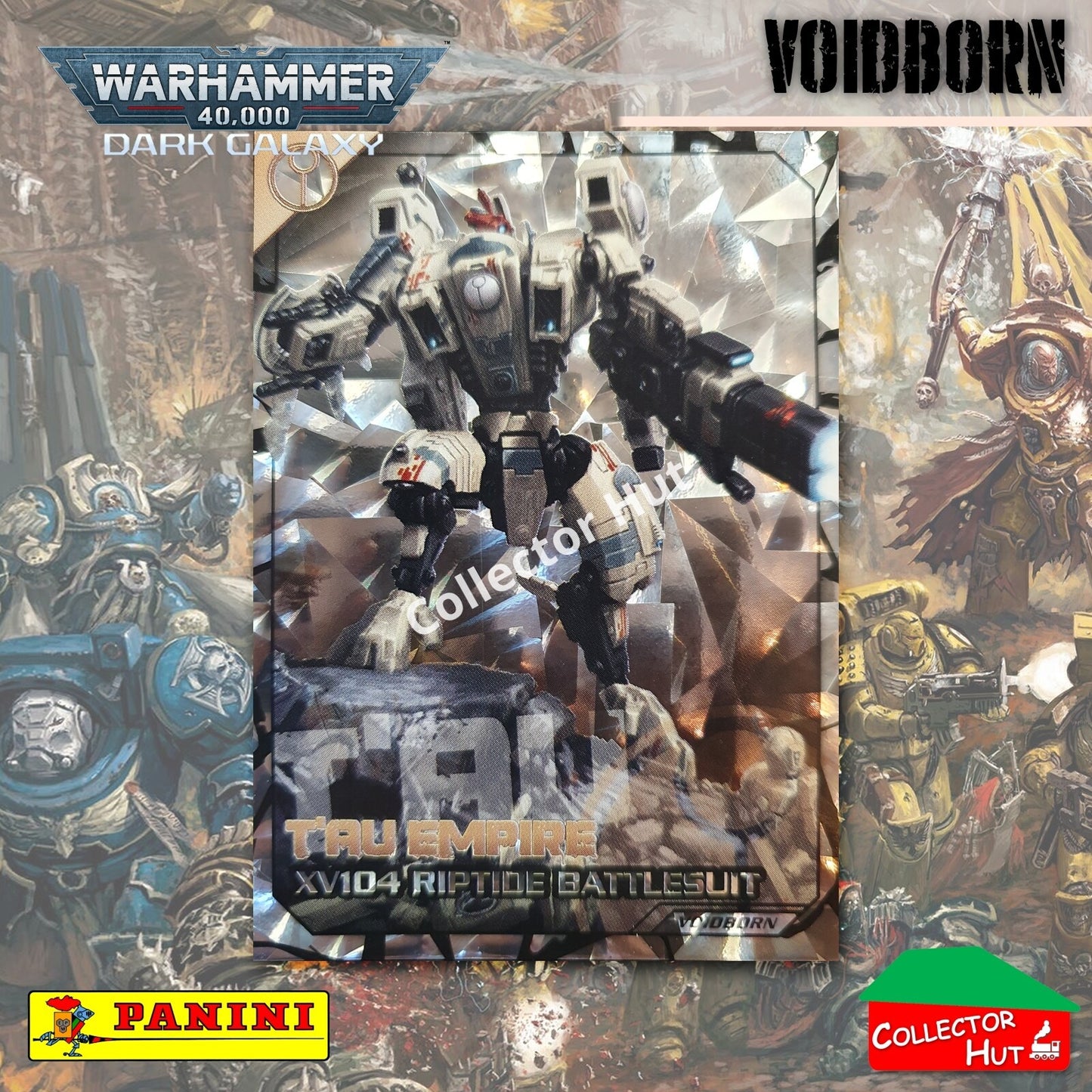 PANINI Warhammer 40,000 Dark Galaxy Parallel Trading Card Crusade Vanguard Purge