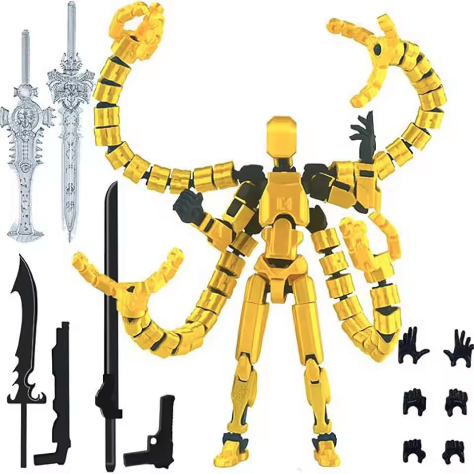 Shapeshift Robots Constructable Posable Action Figures for Art & Build Play