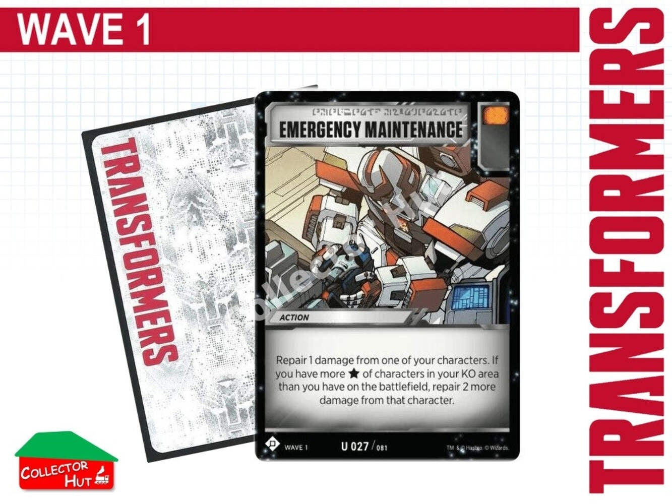 Transformers TCG Wave 1 BATTLE Cards Common/Uncommon